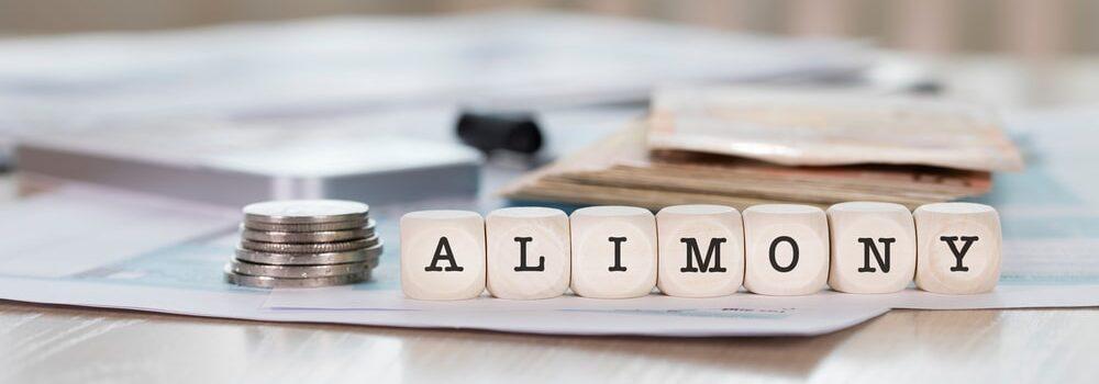 Word ALIMONY in blocks